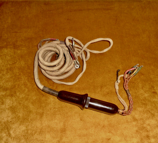 WW2 RAF Aircraft Radio Headset Cable Connector and Plug 10H/2208 and 10H/785