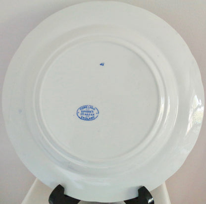 1928 Copeland Spode Italian 9 Inch Diameter Breakfast Plate