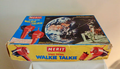 1970s Merit Space Patrol Walkie Talkie Vintage Toy