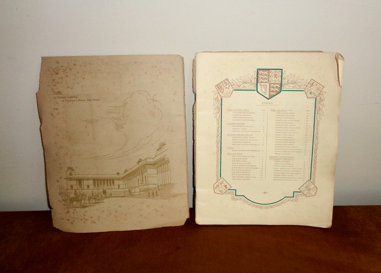 1938 Cigarette Card Album Military Uniforms Of The British Empire Overseas