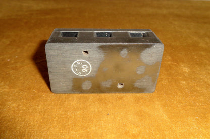 Vintage RAF Aircraft Electrical 3-way Terminal Block. Air Ministry Reference 5C/449