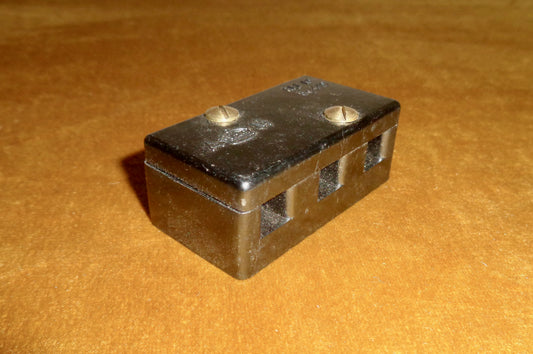 Vintage RAF Aircraft Electrical 3-way Terminal Block. Air Ministry Reference 5C/449