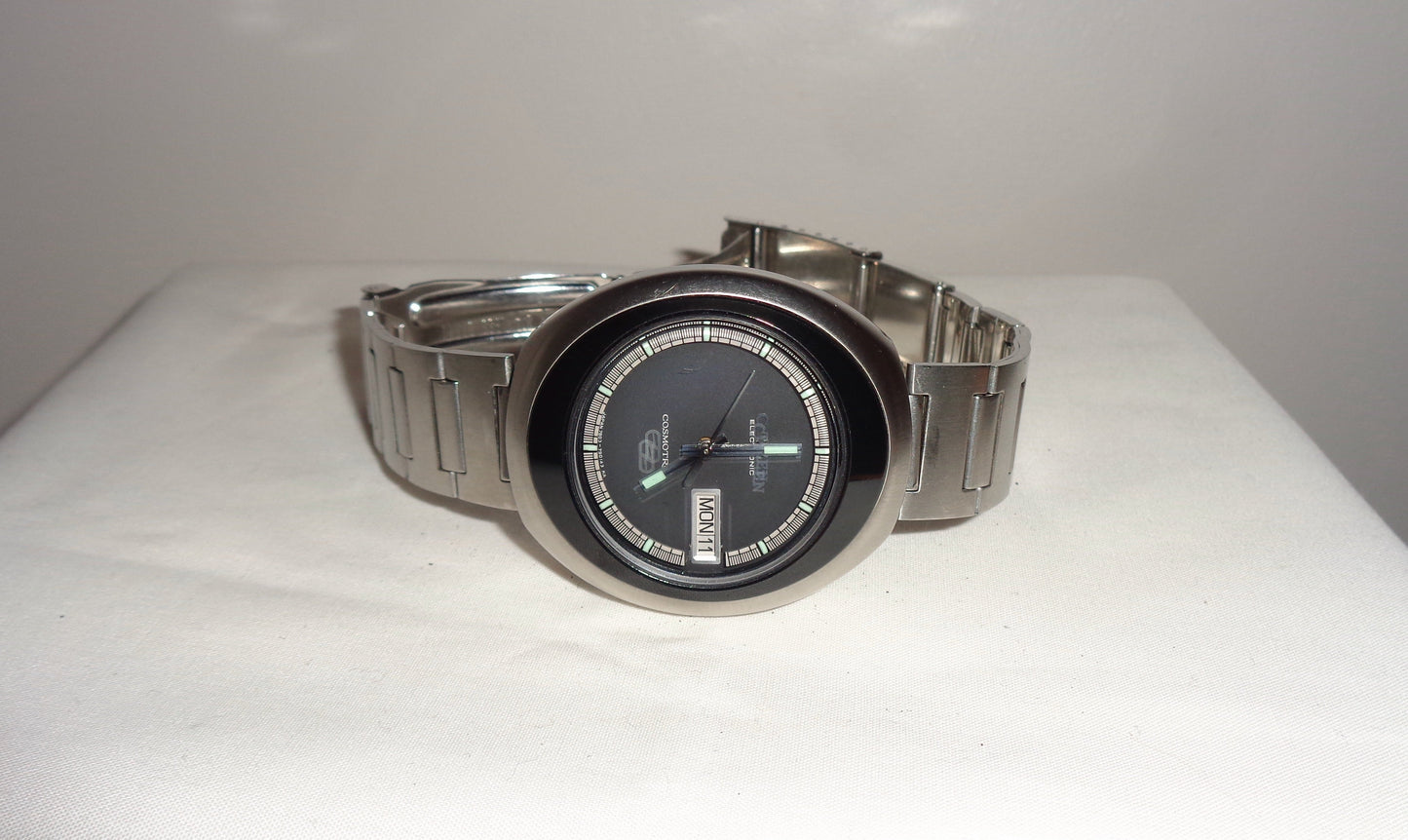 1970s Citizen Cosmotron 7804A Stainless Steel Vintage Automatic Watch