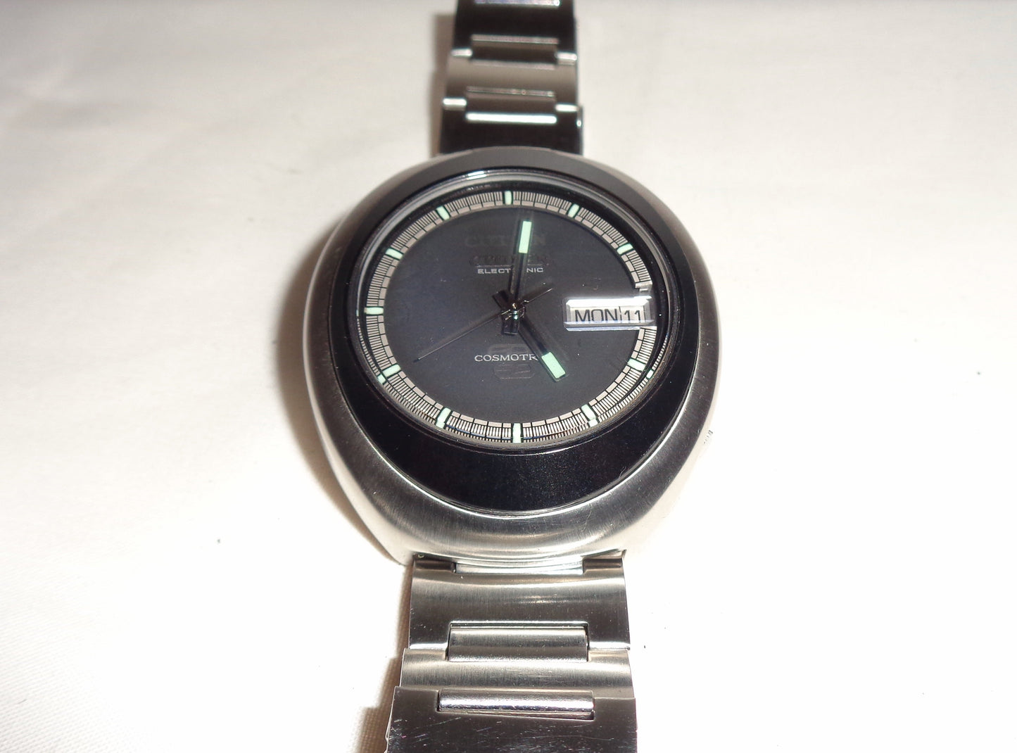 1970s Citizen Cosmotron 7804A Stainless Steel Vintage Automatic Watch
