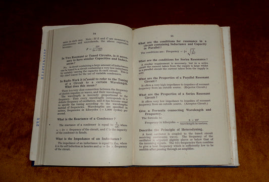 1944 Questions & Answers on Radio By E Molloy