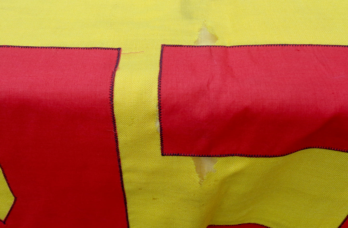 Large Cotton 1950s Ekco Radio Appointed Dealer Radiolympia Exhibition Banner