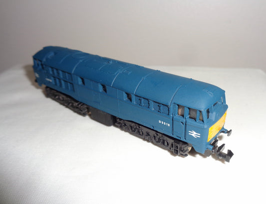 Vintage N-Gauge Lima D5518 BR Blue Class 31 Diesel Locomotive