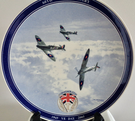 Wedgwood 60th Anniversary VE Day Commemorative Plate