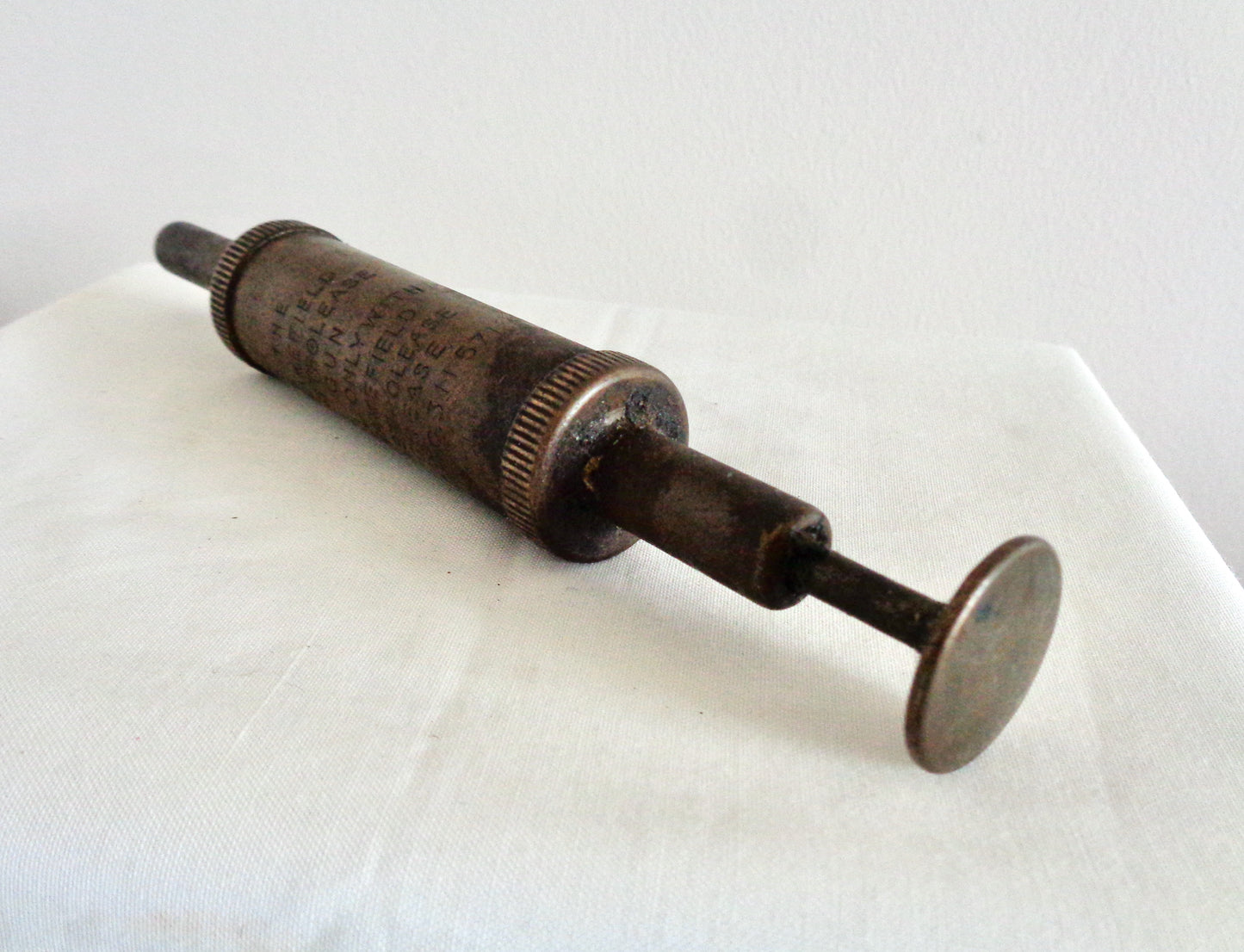 1920s Wakefield Castrolease Automotive Grease Gun