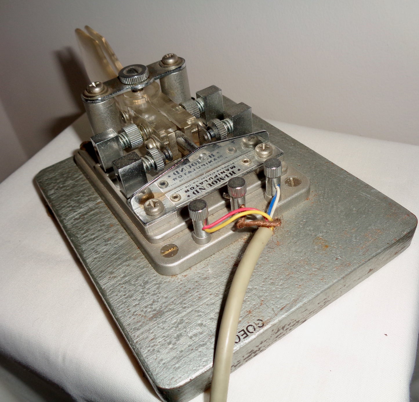 Vintage Hi-Mound Manipulator MK-703 Bug/Dual Paddle/Iambic Morse Key