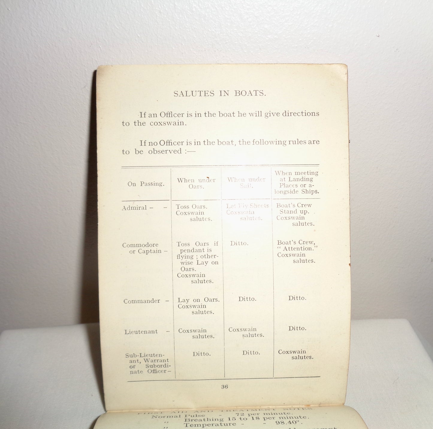 1938 Sea Cadet Corps Pocket Manual From Scapa Flow