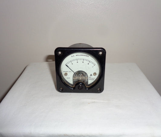 1944 WW2 Air Ministry Moving Coil Ammeter 10A/13475 New In Box
