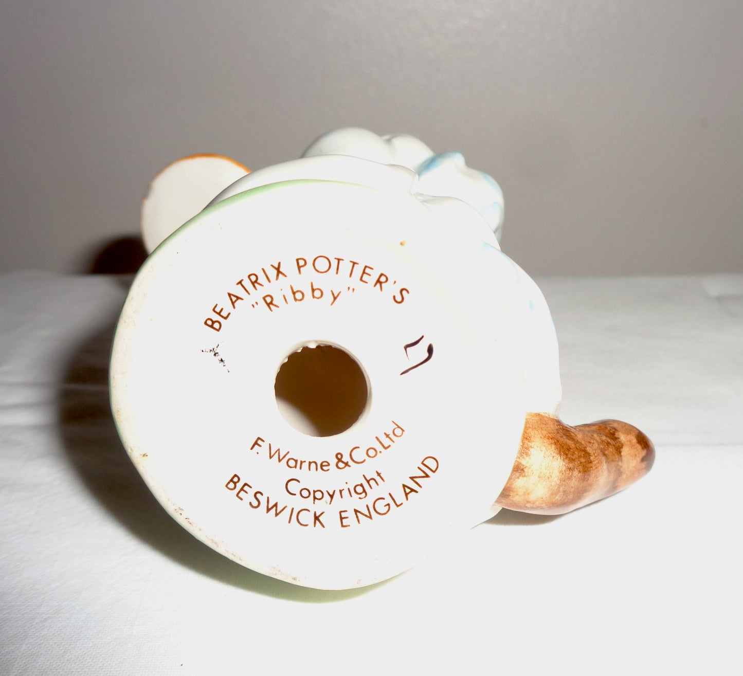 1951 Beswick China Beatrix Potter Ribby Figurine