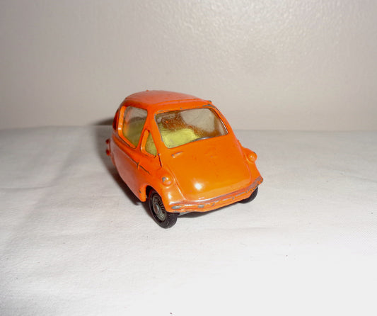 Corgi Toys Model 233 Heinkel Trojan Bubble Car In Orange