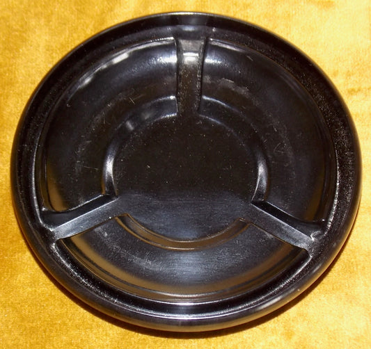 Vintage BOC Brown Bakelite Circular Ashtray