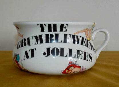 Portmeirion Chamber Pot Commemorating The Grumbleweeds At Jollees