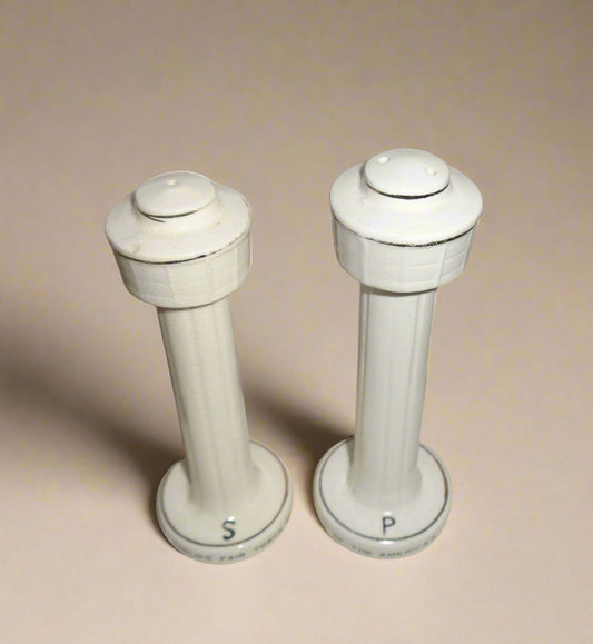 Hemisfair 68 San Antonio World's Fair Tower Salt and Pepper Pots