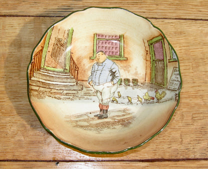 Royal Doulton Dickens Ware Berry Dish Pattern Number D2973 Featuring The Fat Boy