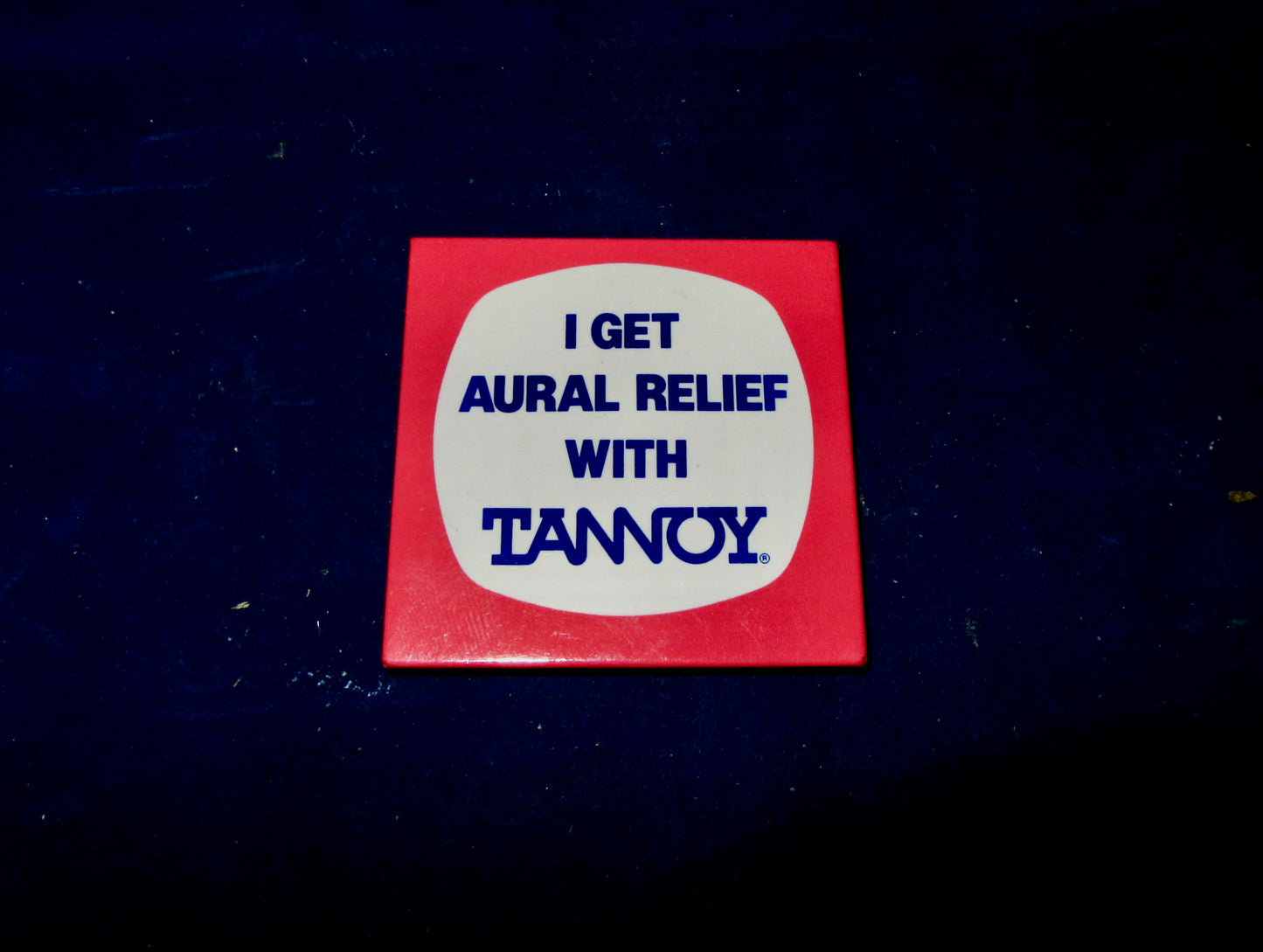 1970s Tannoy HiFi Speaker Pin Badge