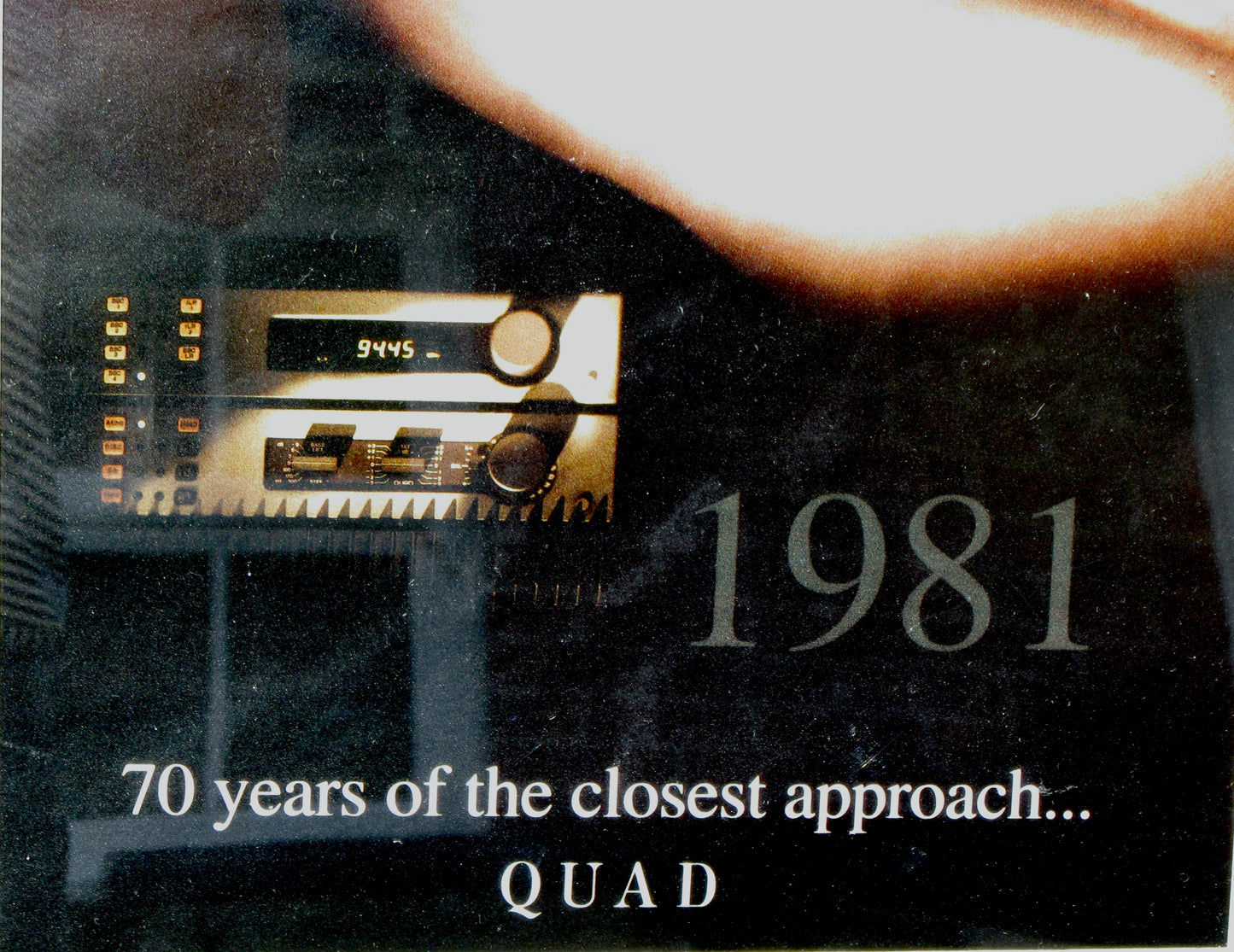Framed Quad HiFi 1981 70th Anniversary Poster