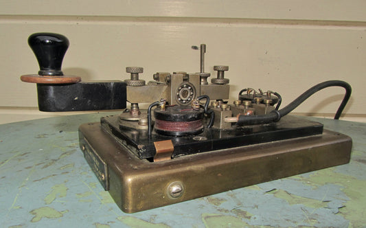 WW2 Marconi 365B Marine Transmitting Morse Key By MIMCo