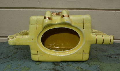 1930s Humpty Dumpty Lingard Pottery Yellow Teapot
