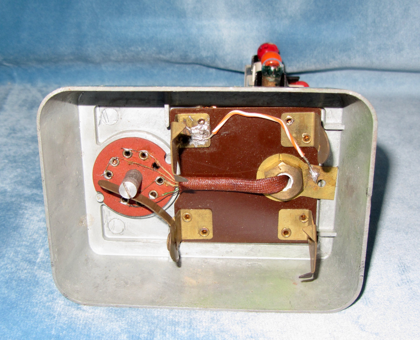 1950s British SEL Metal Battery Operated Traffic Light Toy Model 725