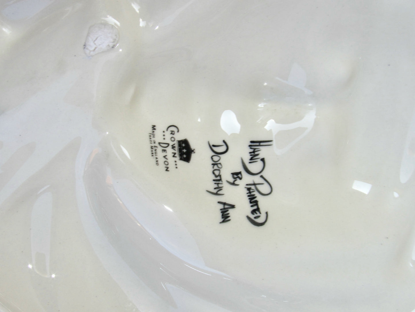 Art Deco Lady Crown Devon Wall Plaque By Dorothy Ann In Blue And Red