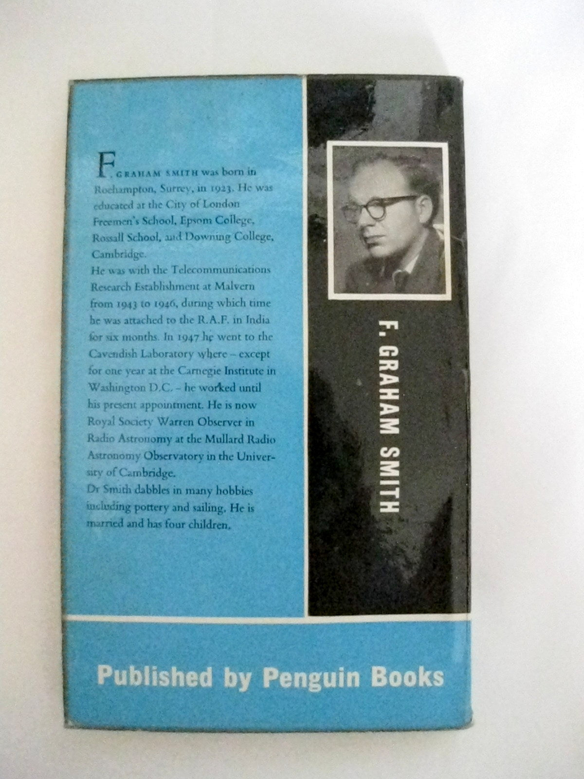 1960 Radio Astronomy Book By F. Graham Smith