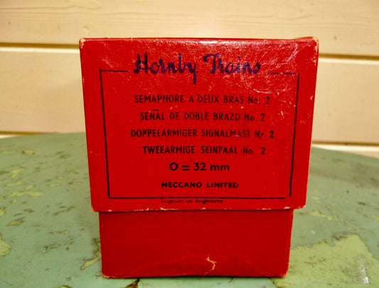 Hornby Meccano O Gauge Model Railway Double Arm No.2 Signal 42361