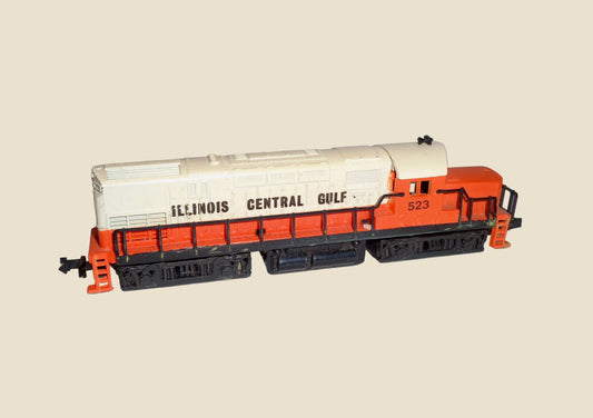 Vintage N-Gauge Atlas Diesel Locomotive 523 Illinois Central Gulf