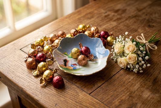 1920s Noritake Morimura Desert Scene Bonbon Dish