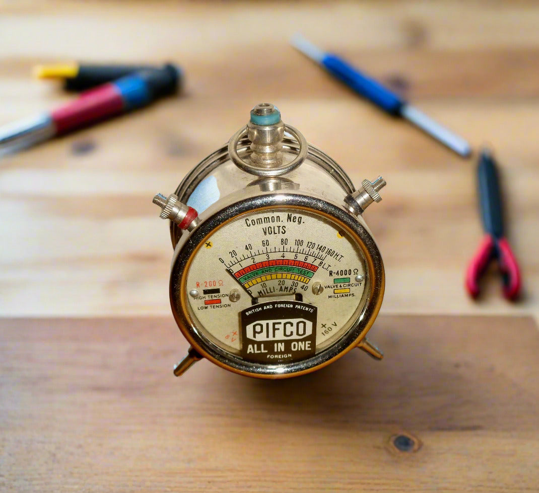 1930s Pifco All In One Pocket Meter Voltmeter Ammeter