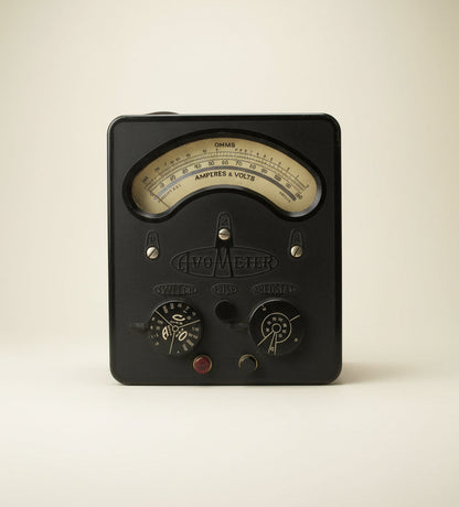 1930s Universal Avometer Model 2 13 Range With Tan Leather Transit Case