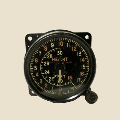 1936 Air Ministry RAF Mark XIII Height Indicator / Altitude Meter 6A/445 Made By Short And Mason