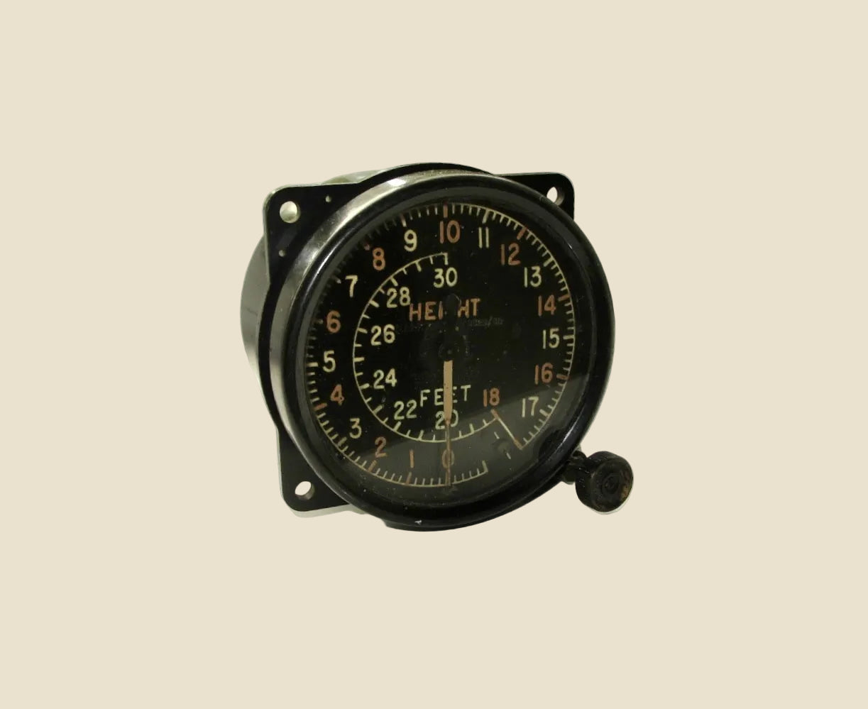 1936 Air Ministry RAF Mark XIII Height Indicator / Altitude Meter 6A/445 Made By Short And Mason