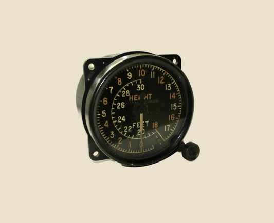 1936 Air Ministry RAF Mark XIII Height Indicator / Altitude Meter 6A/445 Made By Short And Mason