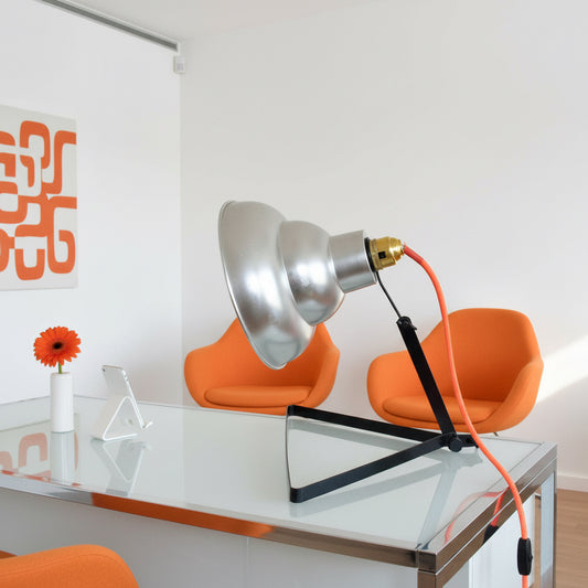 1940s Ilford Selo Photographic Light Repurposed As A Desk Lamp