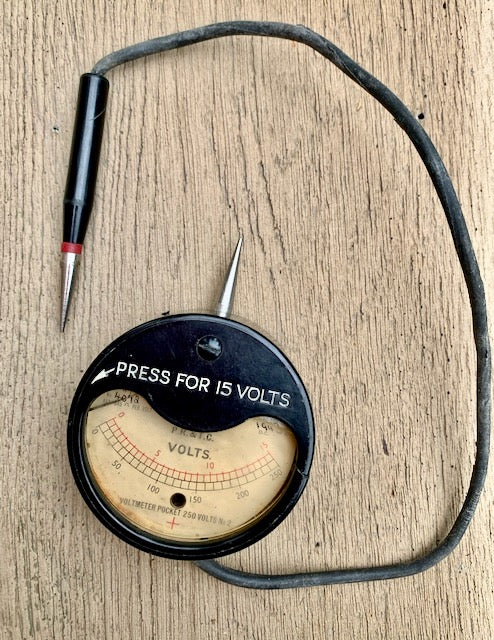 1943 WS19 WW2 Moving Coil Pocket Voltmeter No.2 250 Volts ZA7372