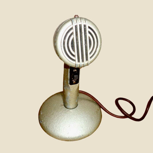 1950s Hartley Electromotives Desk Microphone