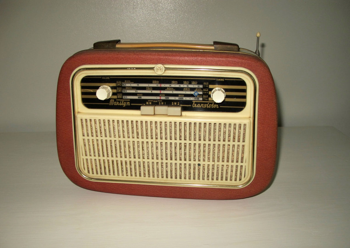 1950s Portable Marilyn Transistor Radio