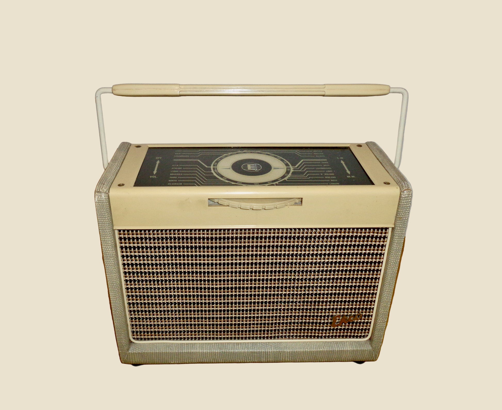 1950s Vintage Ecko BP257 MW/LW Portable Valve Radio