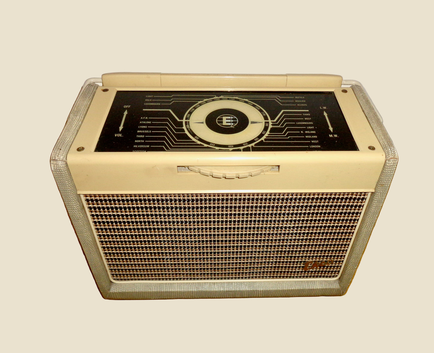 1950s Vintage Ecko BP257 MW/LW Portable Valve Radio