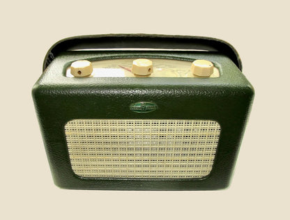 1950s Vintage Green Roberts R66 2 Waveband Valve Radio