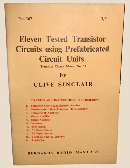 1960 Transistor Circuits Manual No.3 By Clive Sinclair