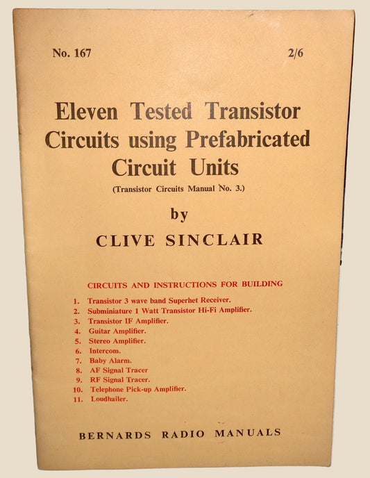 1960 Transistor Circuits Manual No.3 By Clive Sinclair