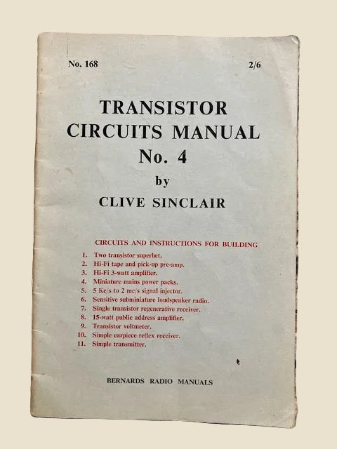 1960 Transistor Circuits Manual No.4 By Clive Sinclair