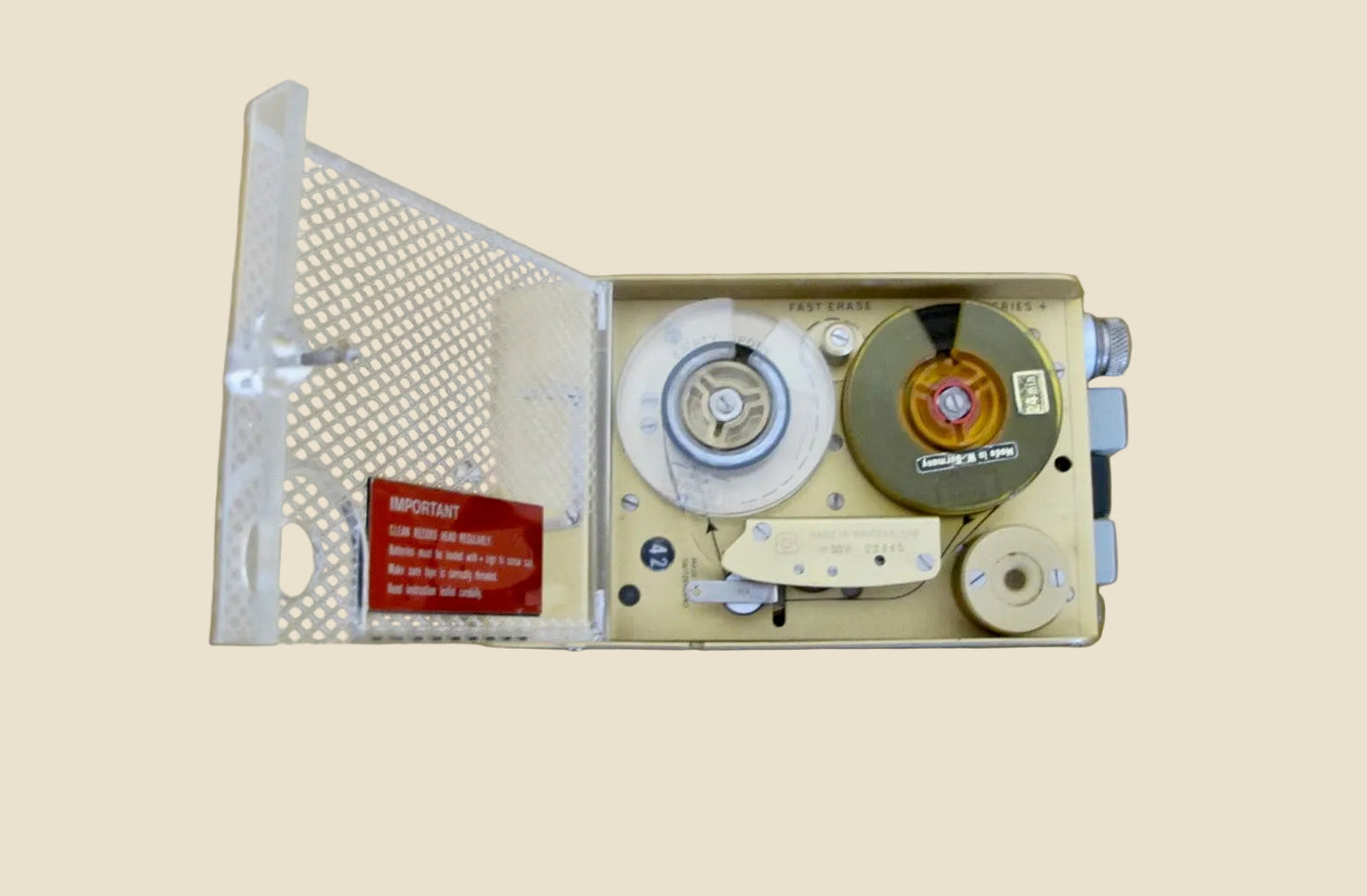 1960s FI-Cord 101S Portable Transistor Spy Tape Recorder