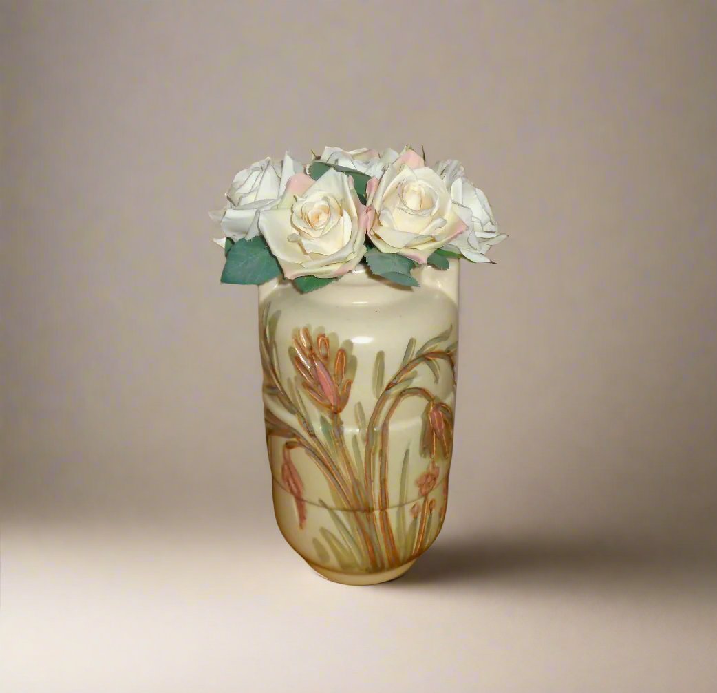 1960s Kad Yad Israel Studio Art Pottery Greek Urn Floral Vase