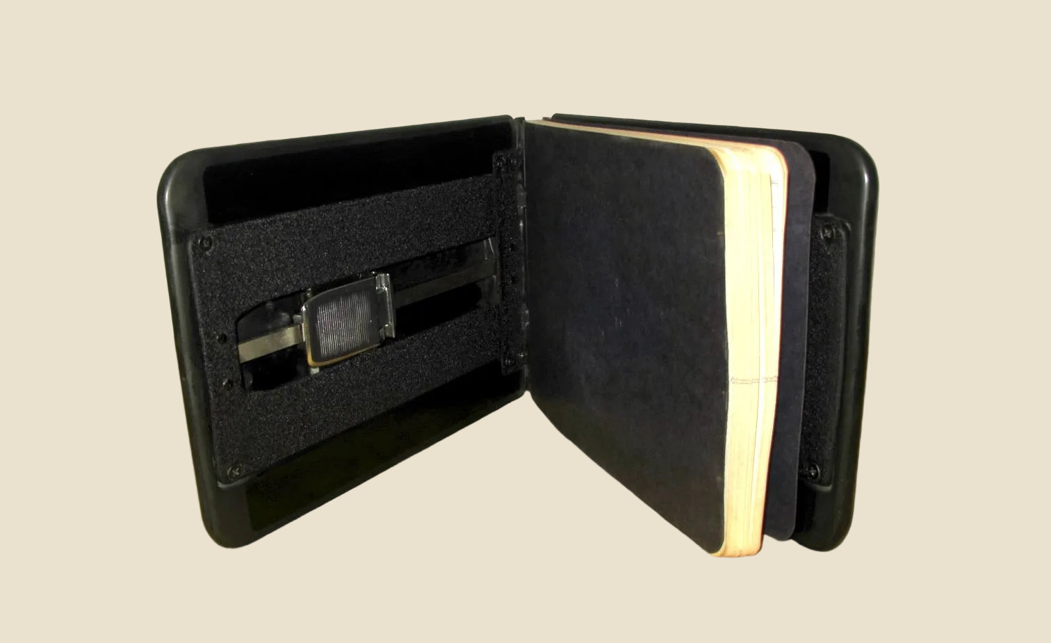 1961 Kalamazoo UK S Loose Leaf Paper Binder With Black Bakelite Hard Back Cover